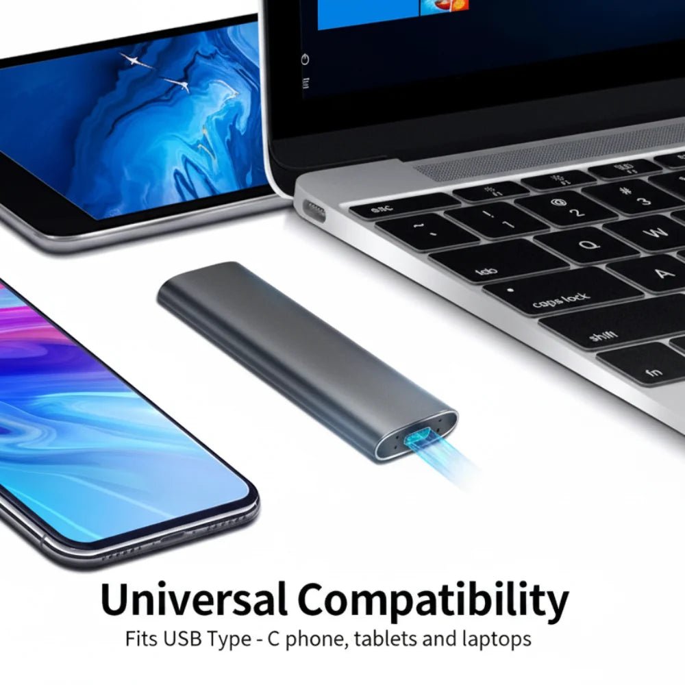 External Hard Drive Portable SSD USB Ultra Fast Data Storage - Oracle Gifts