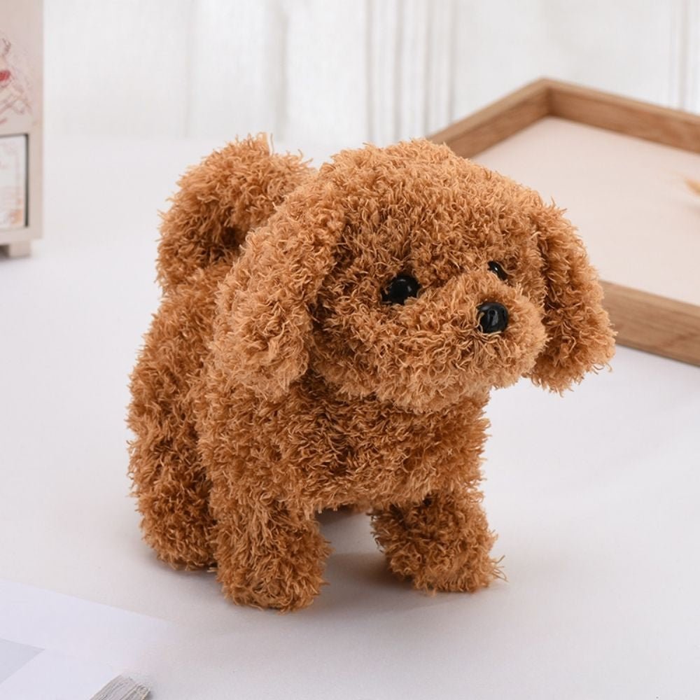 Plush Toy Interactive Robot Puppy Walking Barking Features - Oracle Gifts