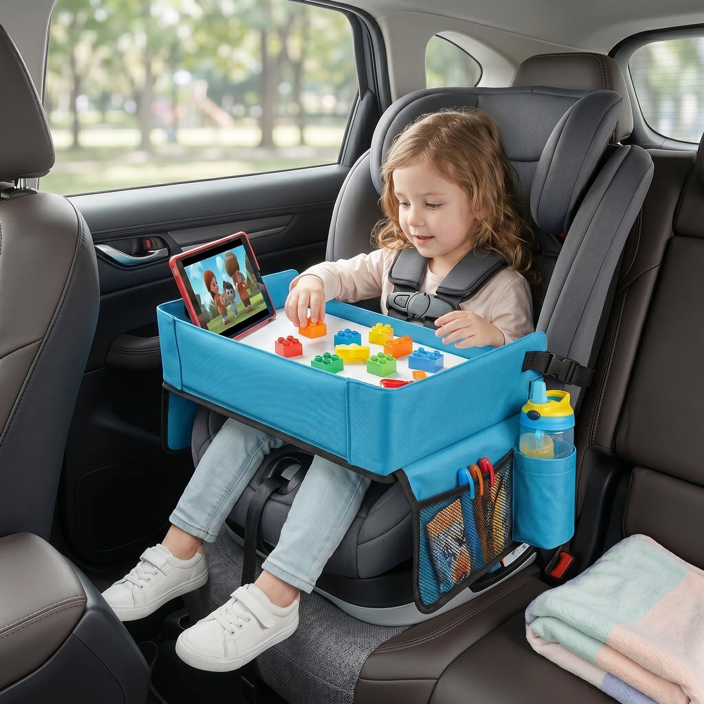 Kids Snack and Play Travel Tray