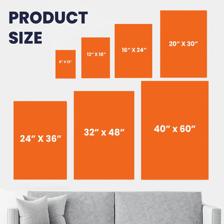 King And Queen Custom Couples Photo How Luck We Are - Personalized Photo Poster