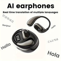 Earbuds Wireless Translator Noise Cancelling Bluetooth Headset - Oracle Gifts