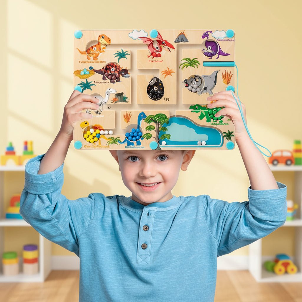Educational Toy Toddlers Fine Motor Skills Dinosaur Maze - Oracle Gifts