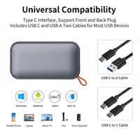 External Hard Drive Portable SSD 512GB 1050MBps Storage - Oracle Gifts