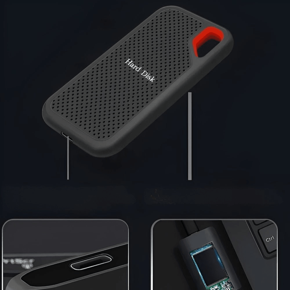 External Hard Drive Portable SSD High-Speed Data Storage - Oracle Gifts