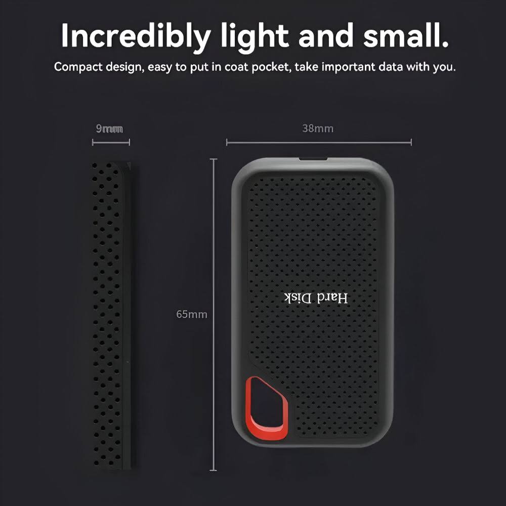 External Hard Drive Portable SSD High-Speed Data Storage - Oracle Gifts