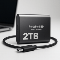 External Hard Drive Portable SSD USB C Mobile Storage 2TB - Oracle Gifts