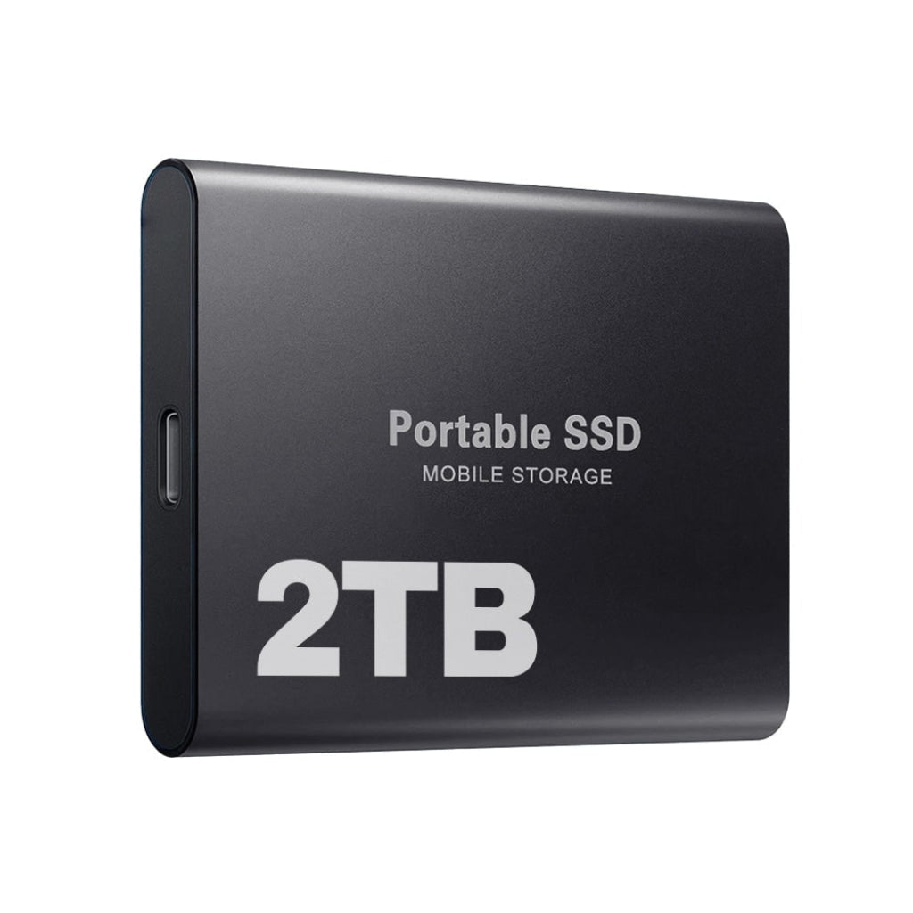External Hard Drive Portable SSD USB C Mobile Storage 2TB - Oracle Gifts