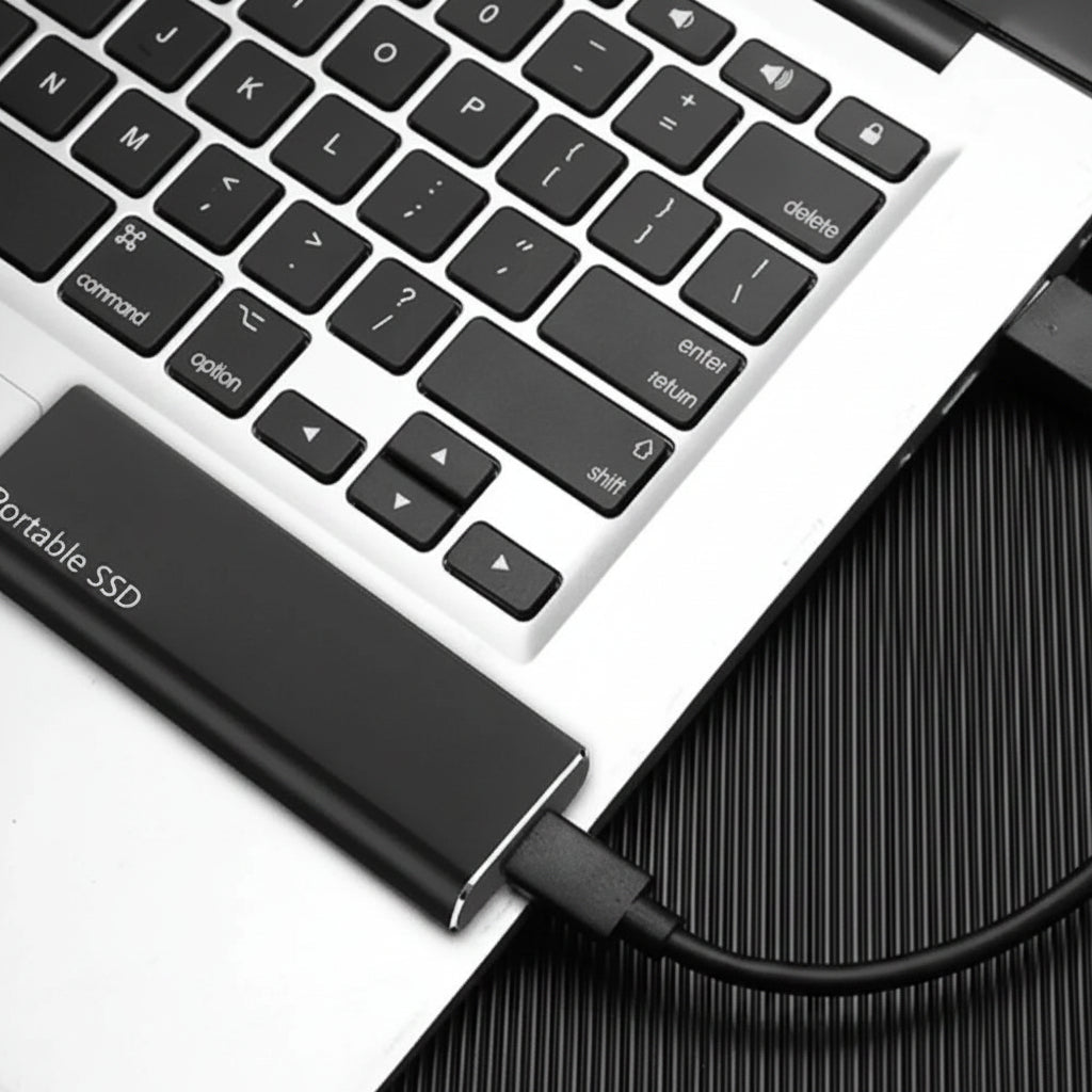 External Hard Drive Portable SSD USB C Storage Device Compact Design - Oracle Gifts