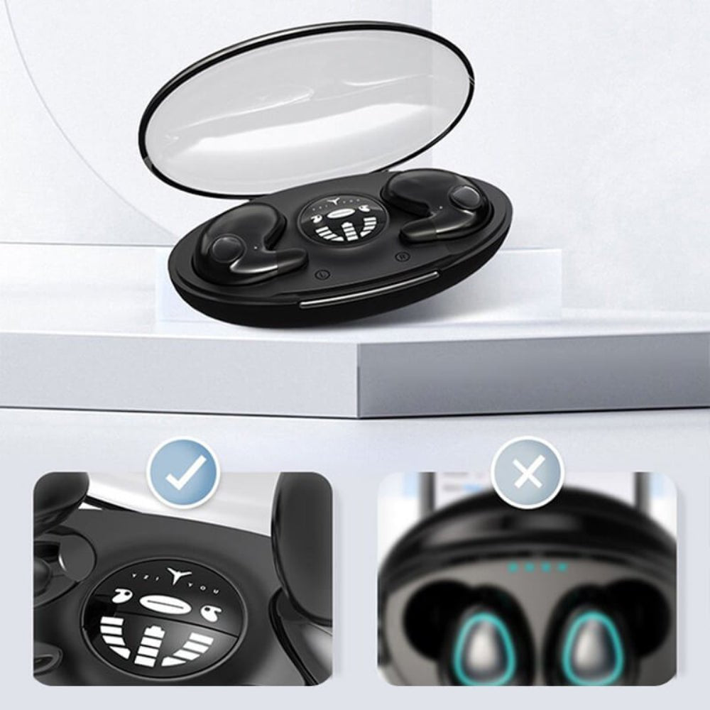 Headphones Wireless Bluetooth Earphones Noise Cancel Design - Oracle Gifts