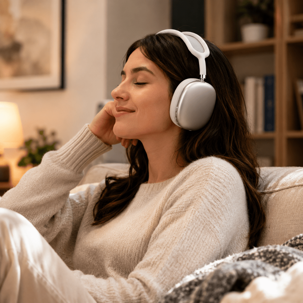 Headphones Wireless Over Ear Audio Bluetooth Noise Reduction - Oracle Gifts