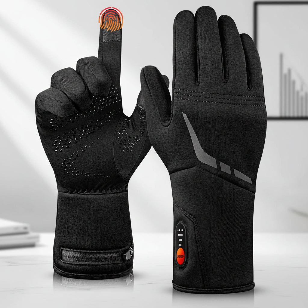 Heated Gloves Battery Powered Waterproof Touchscreen Winter Gloves - Oracle Gifts