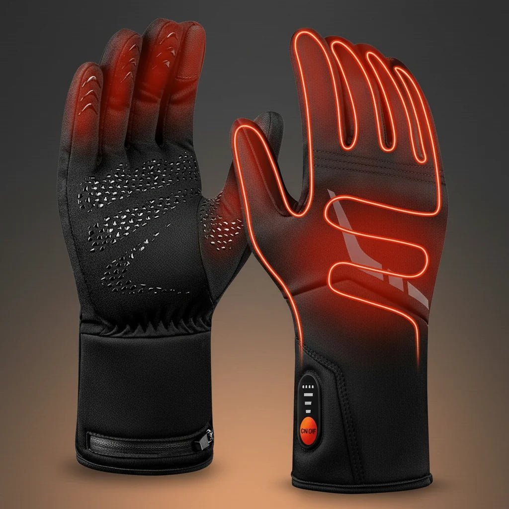 Heated Gloves Battery Powered Waterproof Touchscreen Winter Gloves - Oracle Gifts