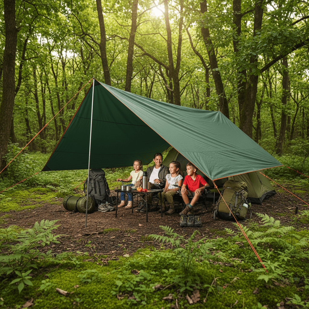 Heavy Duty Tarp Waterproof Camping Grommet Reinforced - Oracle Gifts