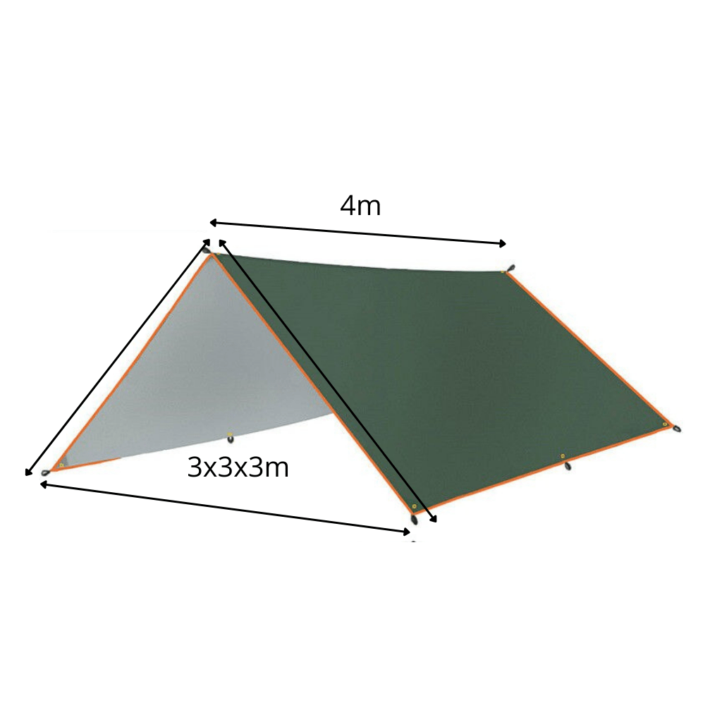 Heavy Duty Tarp Waterproof Camping Grommet Reinforced - Oracle Gifts