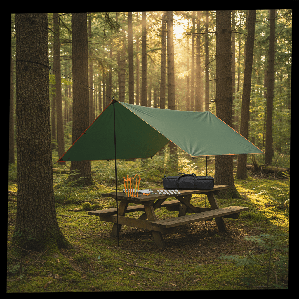 Heavy Duty Tarp Waterproof Camping Grommet Reinforced - Oracle Gifts