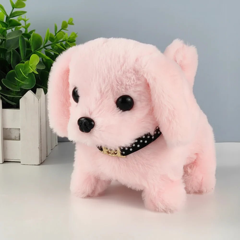 Interactive Dog Toy Plush Puppy Walking Barking Actions - Oracle Gifts