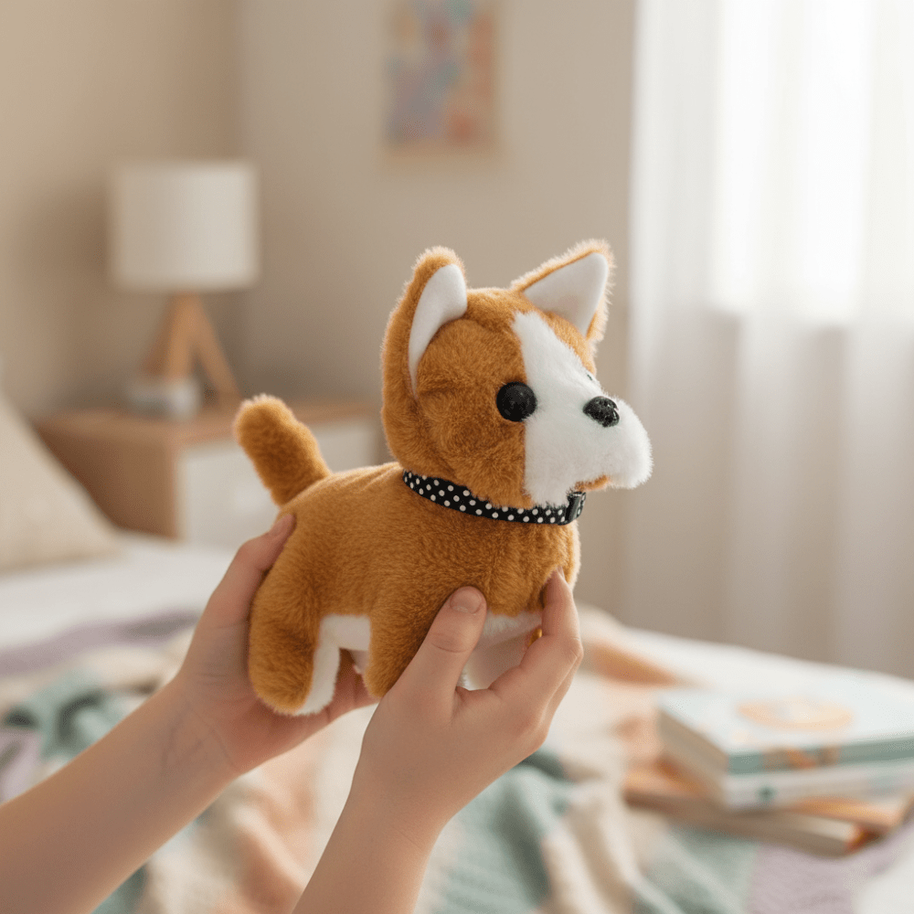 Interactive Plush Dog Toy Walking Puppy Sound Kids - Oracle Gifts
