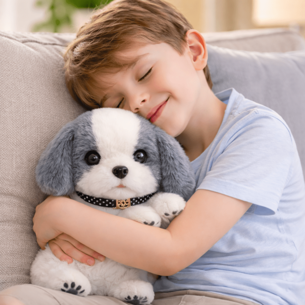 Interactive Plush Dog Toy Walking Puppy Sound Kids - Oracle Gifts