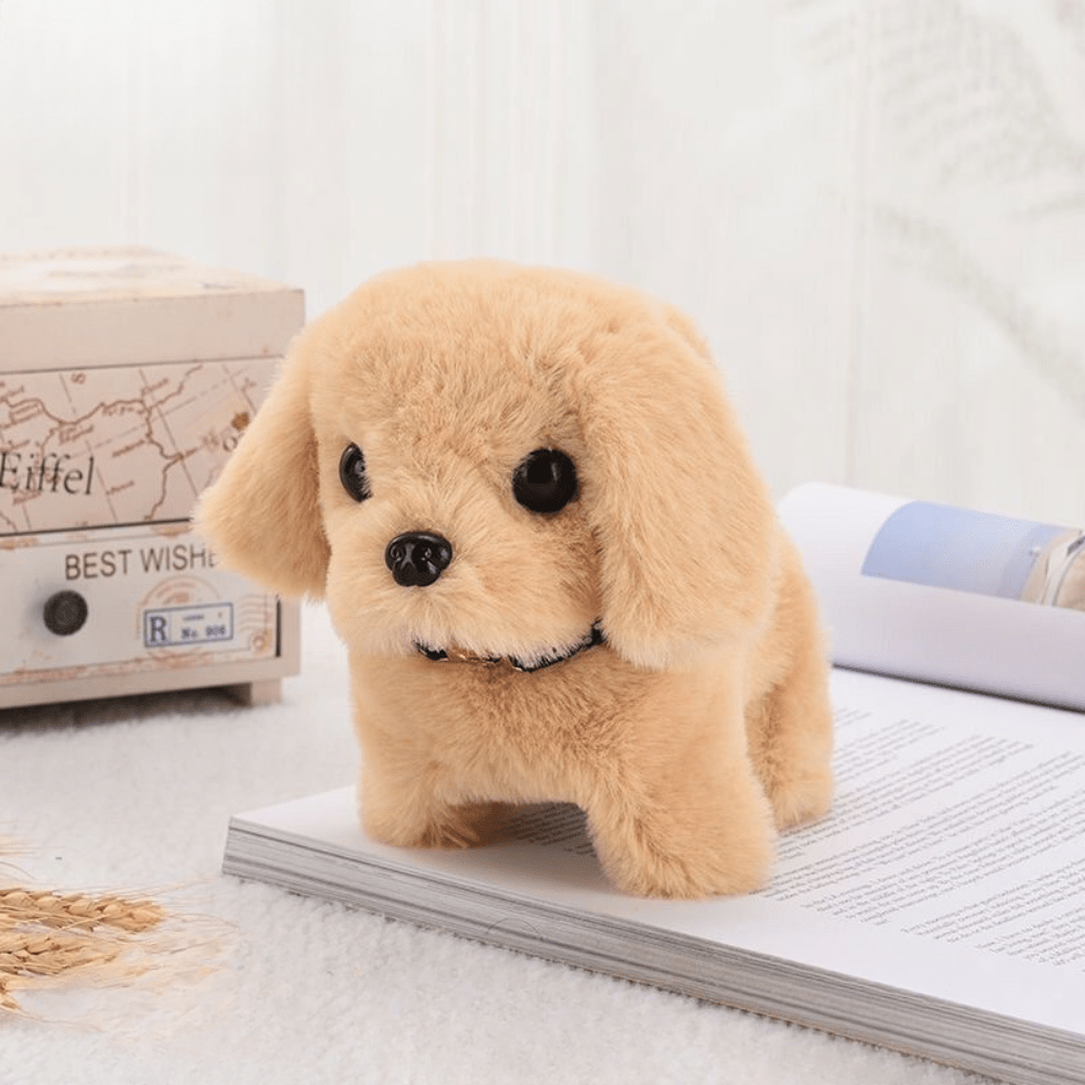 Interactive Robot Puppy Plush Toy Walking Barking Pet - Oracle Gifts