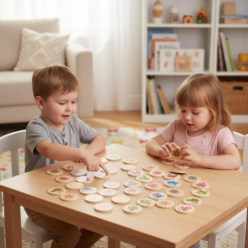 Learning Game Kids Memory Matching Calming Activity - Oracle Gifts