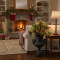 LED Evergreen Urn Filler Festive Holiday Decor - Oracle Gifts