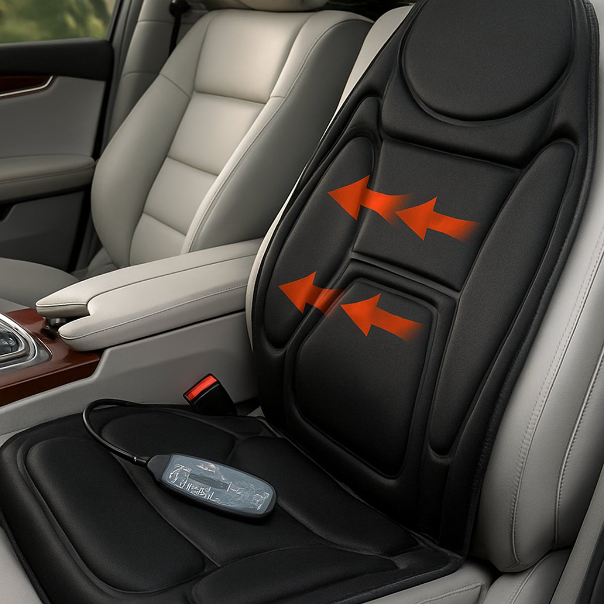 Massage Seat Car Heated Back Cushion Multi Zone Chair Pad - Oracle Gifts