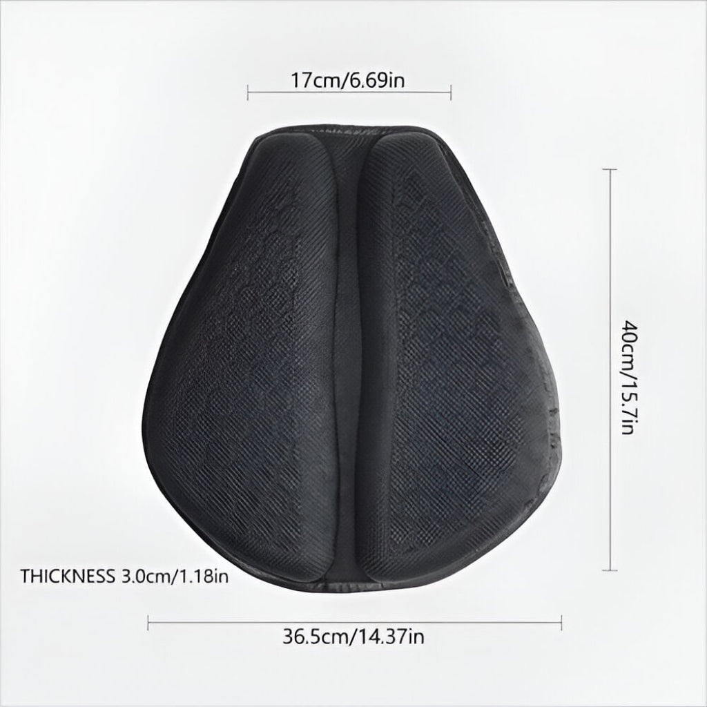 Motorcycle Seat Cushion Honeycomb Design Breathable Comfort - Oracle Gifts
