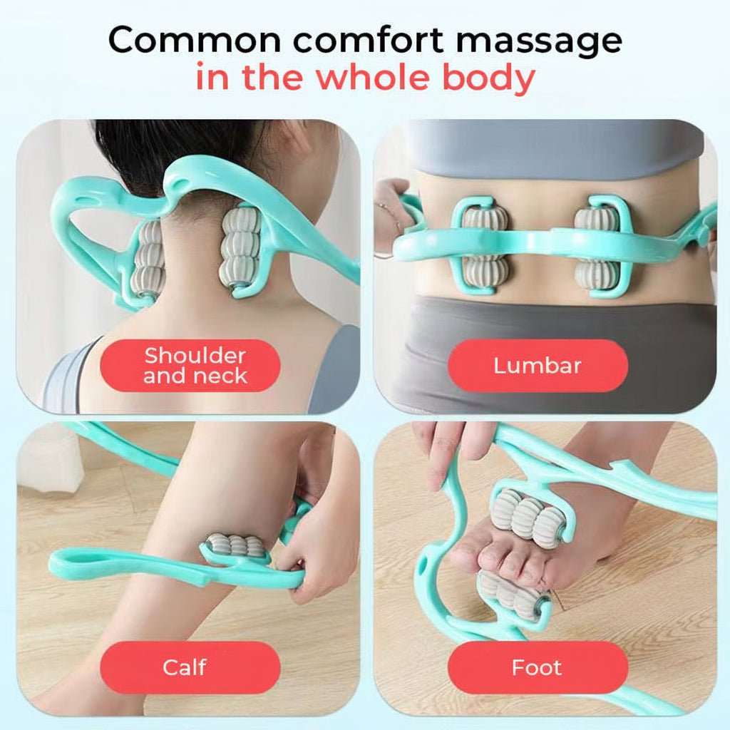 Neck Ergonomic Massager Manual Cervical Spine Roller Shoulder - Oracle Gifts