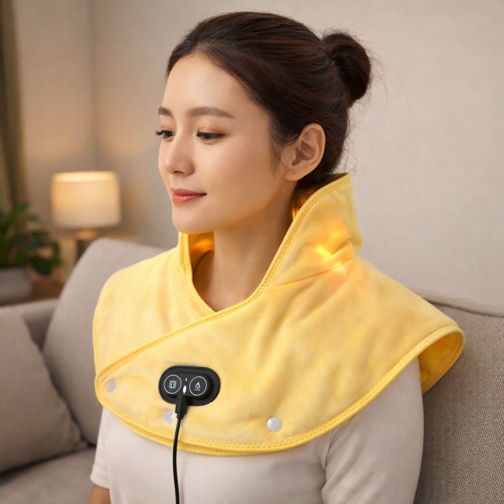 Neck Heating Pad Electric Shoulder Heat Massager - Oracle Gifts