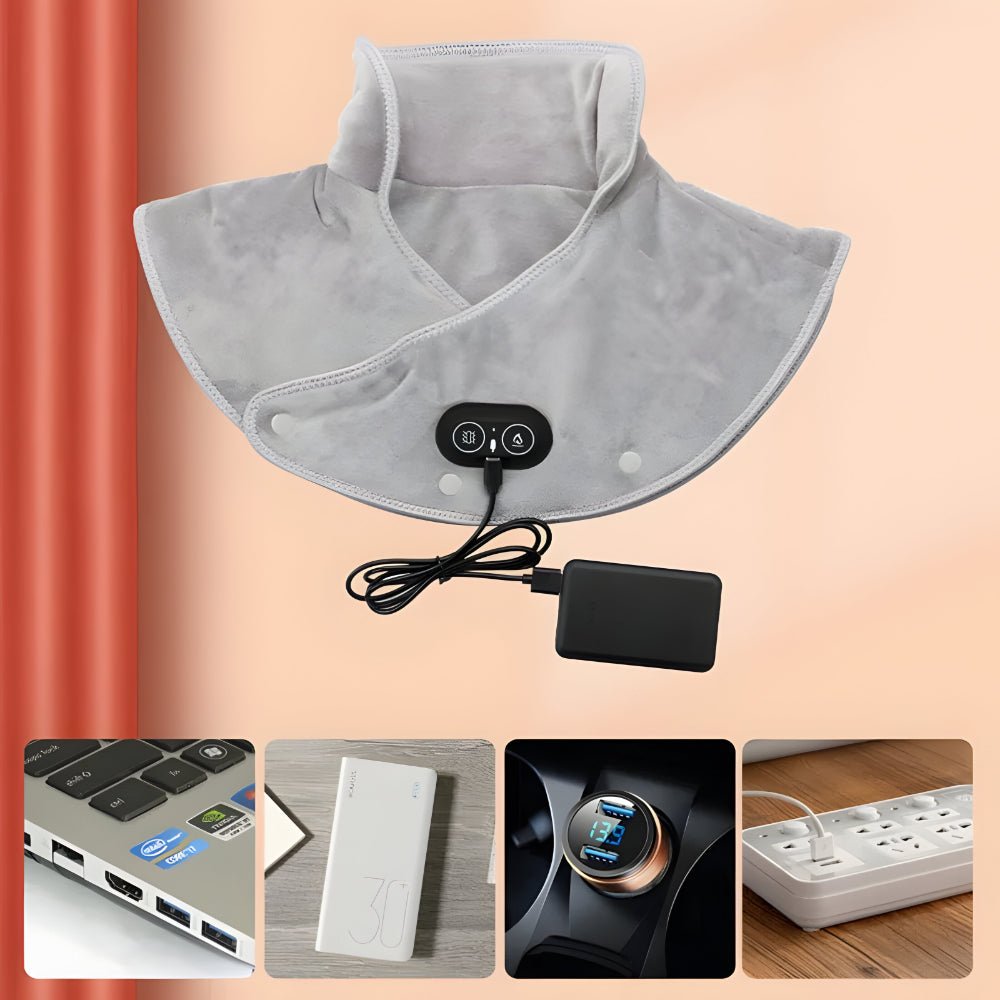 Neck Heating Pad Electric Shoulder Heat Massager - Oracle Gifts
