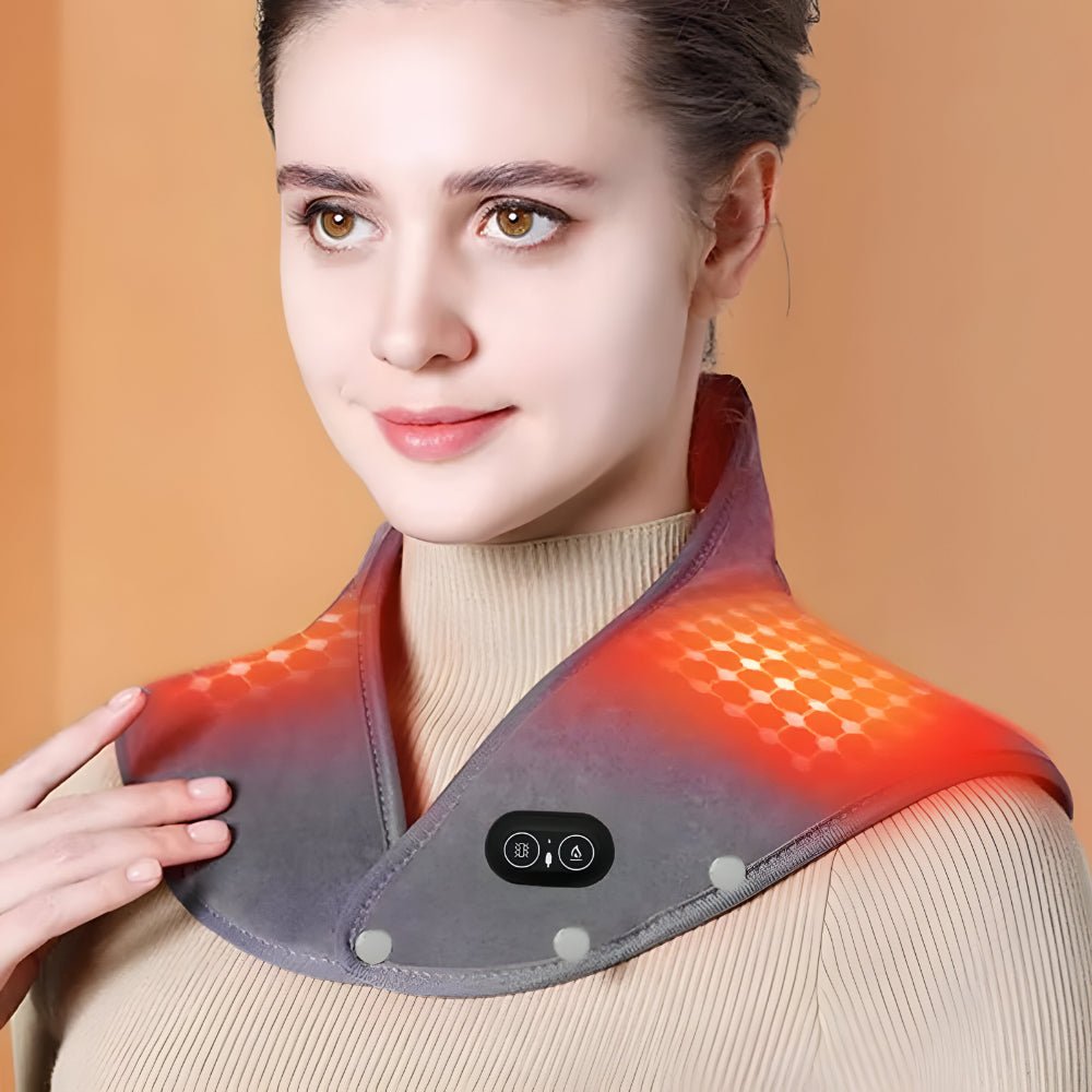 Neck Heating Pad Electric Shoulder Heat Massager - Oracle Gifts