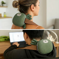 Neck Massager Heated Vibrating Portable Device - Oracle Gifts