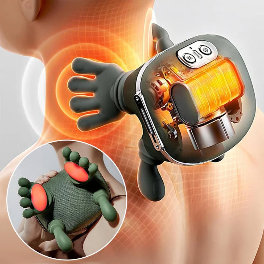 Neck Massager Heated Vibrating Portable Device - Oracle Gifts