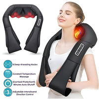 Neck Massager Shiatsu Electric Home Car Use - Oracle Gifts