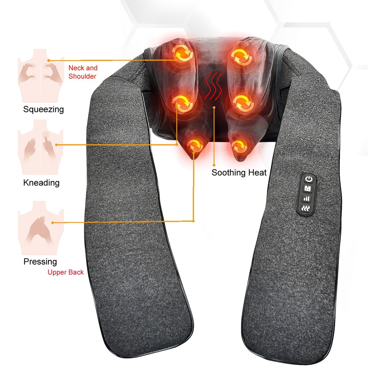 Neck Massager Shoulder Massager Soothing Heat Relief - Oracle Gifts