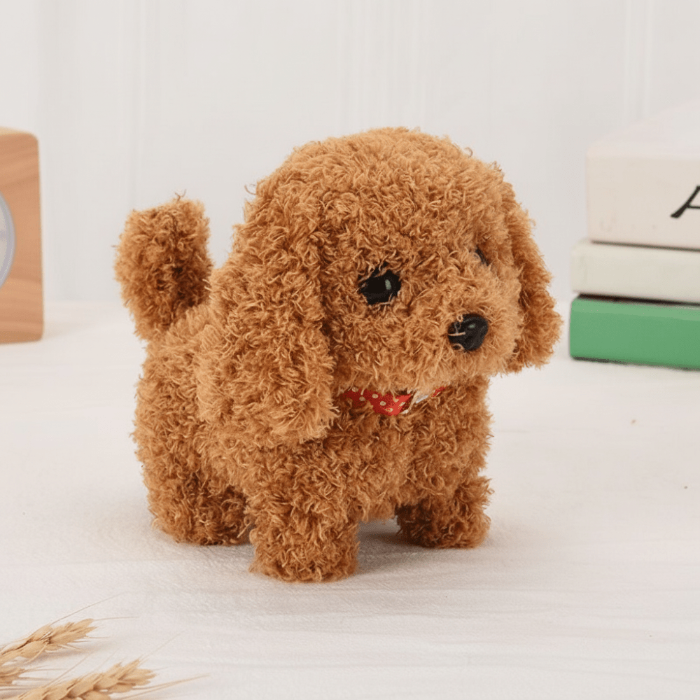 Plush Dog Toy Interactive Walking Barking Puppy Figure - Oracle Gifts