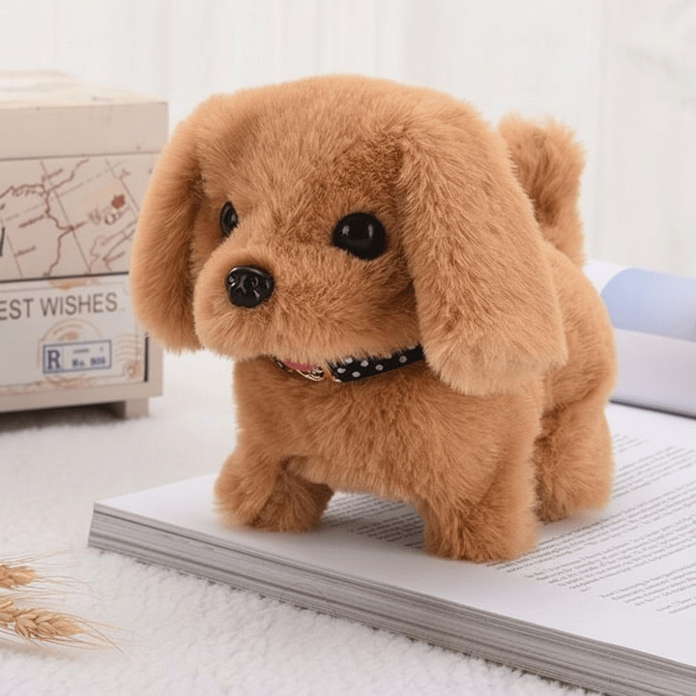 Plush Dog Toy Realistic Moving Sound Interactive Toy - Oracle Gifts