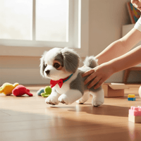 Plush Puppy Toy Interactive Dog Realistic Moving Soft - Oracle Gifts