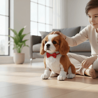 Plush Puppy Toy Interactive Dog Realistic Moving Soft - Oracle Gifts