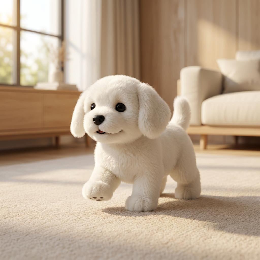 Plush Toy Interactive Dog Realistic Moving Soft Puppy - Oracle Gifts
