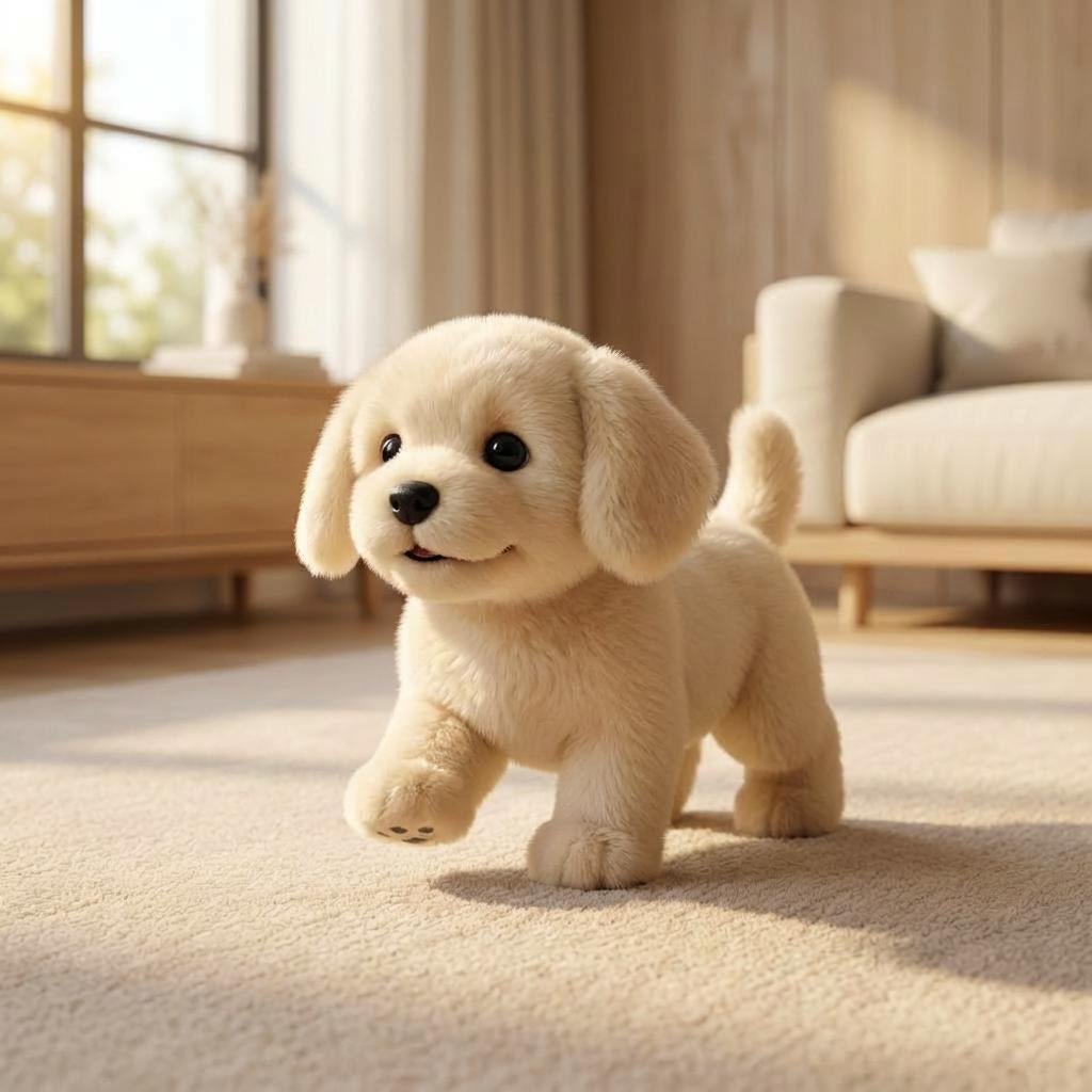 Plush Toy Interactive Dog Realistic Moving Soft Puppy - Oracle Gifts