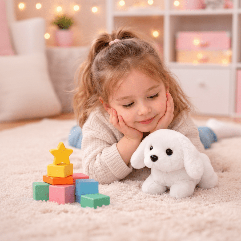 Plush Toy Interactive Puppy Realistic Moving Soft Dog - Oracle Gifts