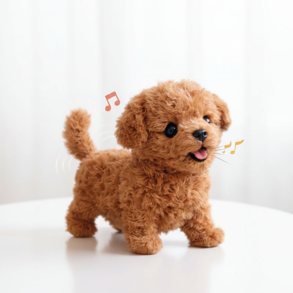 Plush Toy Interactive Puppy Walking Barking Soft Dog - Oracle Gifts