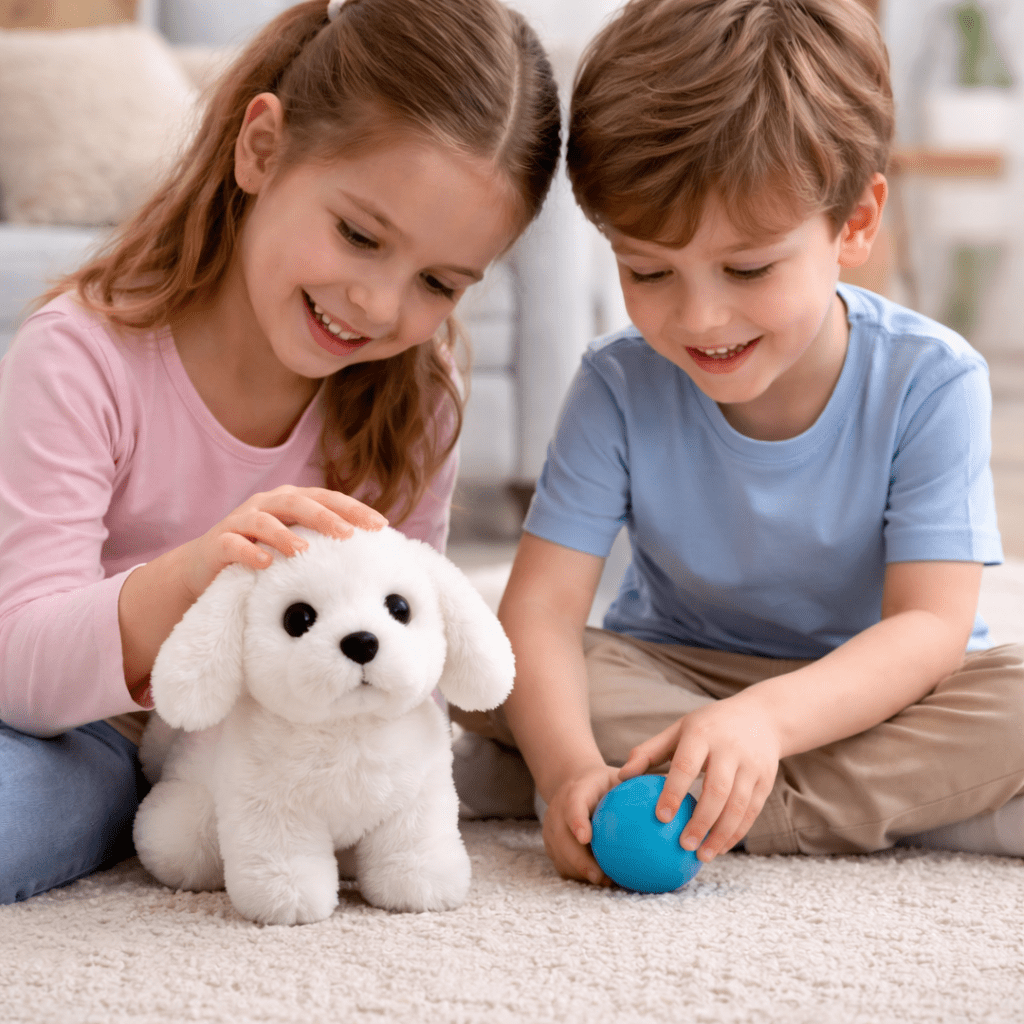 Plush Toy Interactive Puppy Walking Barking Soft Dog - Oracle Gifts