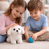 Plush Toy Interactive Puppy Walking Barking Soft Dog - Oracle Gifts
