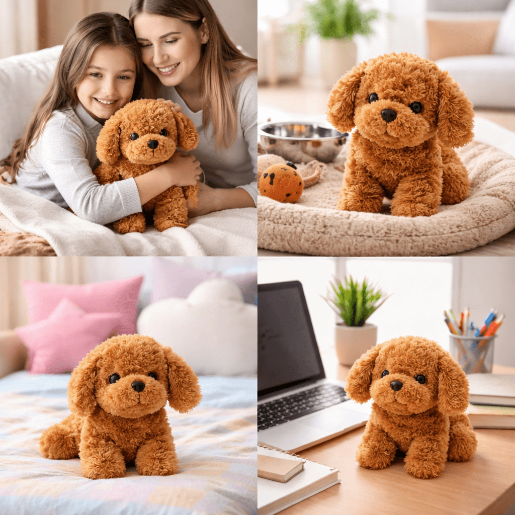 Plush Toy Interactive Puppy Walking Barking Soft Dog - Oracle Gifts
