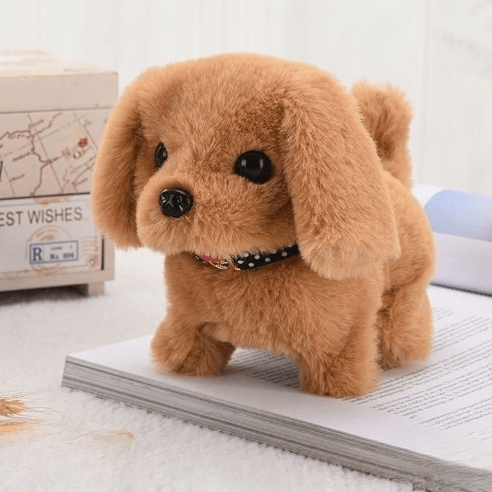 Plush Toy Interactive Robot Puppy Walking Barking Features - Oracle Gifts