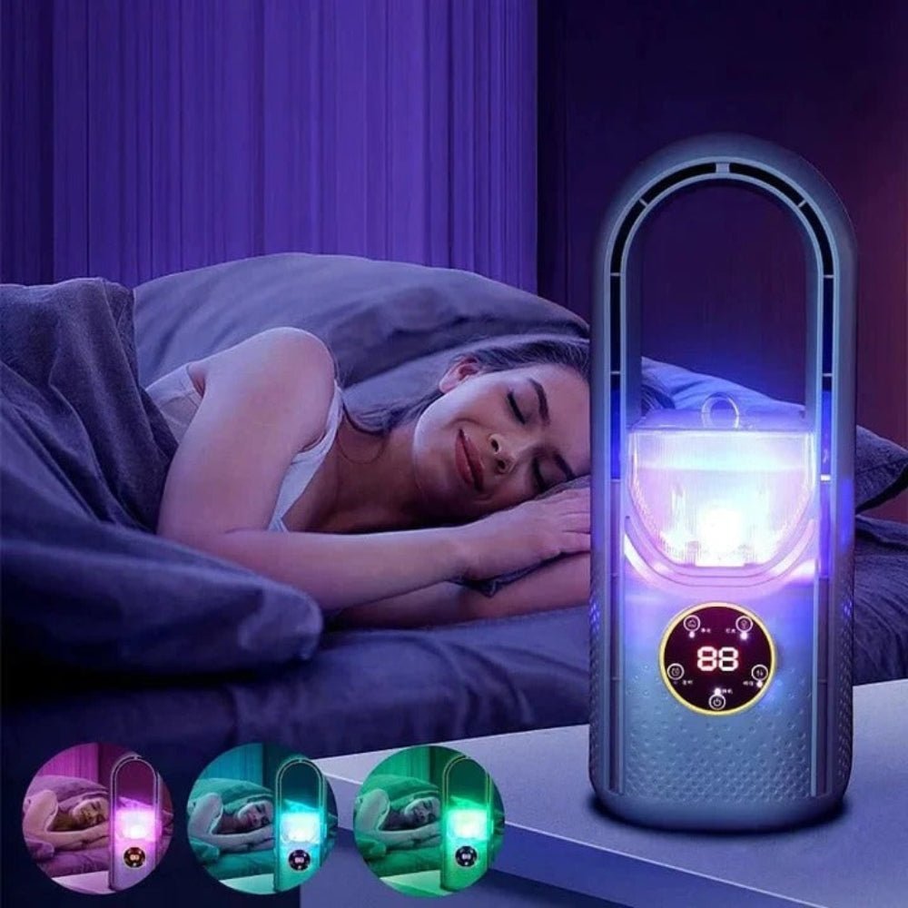 Portable Air Conditioner Quiet Compact Bladeless Cooling - Oracle Gifts