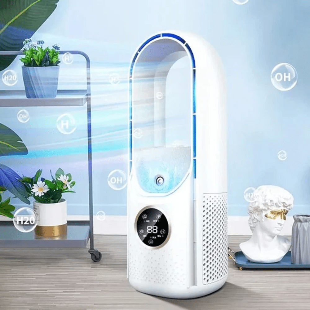 Portable Air Conditioner Quiet Compact Bladeless Cooling - Oracle Gifts