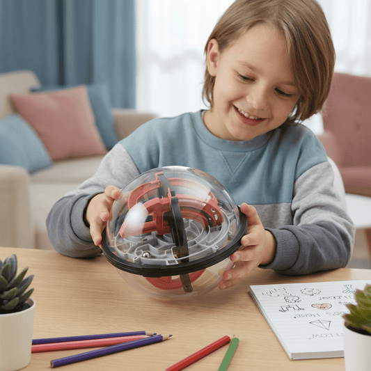 Puzzle Toy 3D Maze Ball Brain Teaser Kids Adults - Oracle Gifts